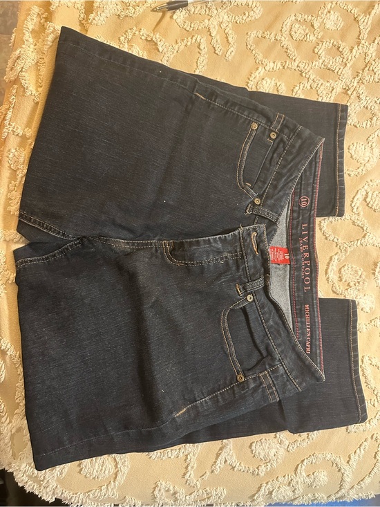Liverpool Denim - Liverpool Women’s Dark Indigo Relaxed Jeans